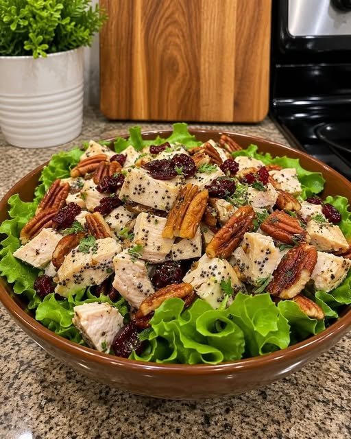 Chicken Cranberry Pecan Salad