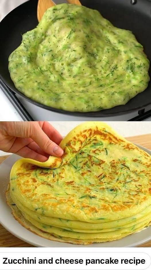 Zucchini and Cheese Pancakes