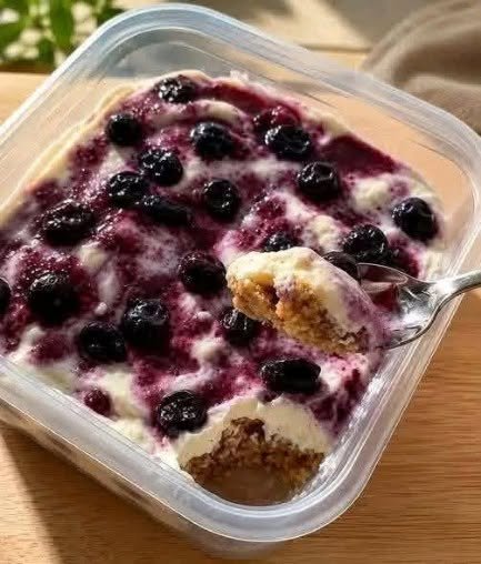 No-Bake Blueberry Cheesecake Dessert
